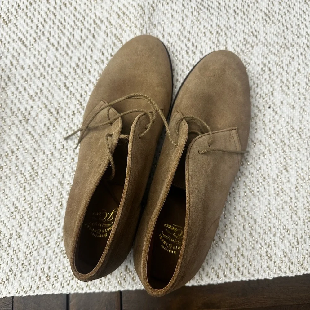 J. Crew Men's Tan Leather Boots - Picture 3 of 7